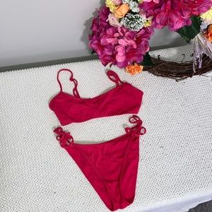 Pretty in pink bikini swimsuit! XS